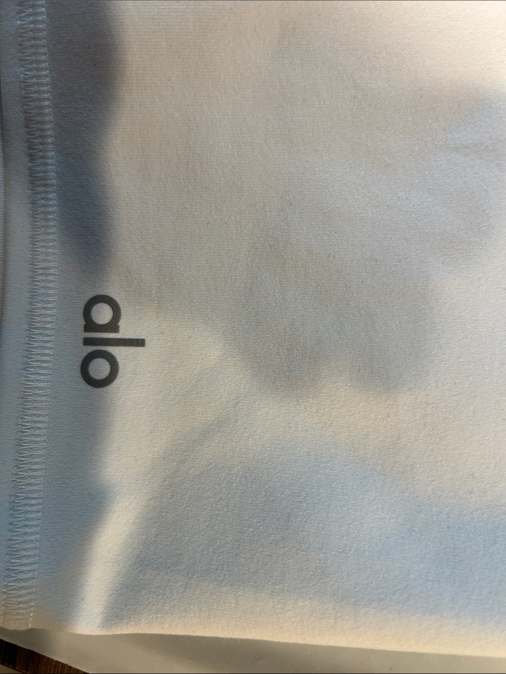ALO Yoga White High-Waist Bike Shorts - Picture 6 of 6